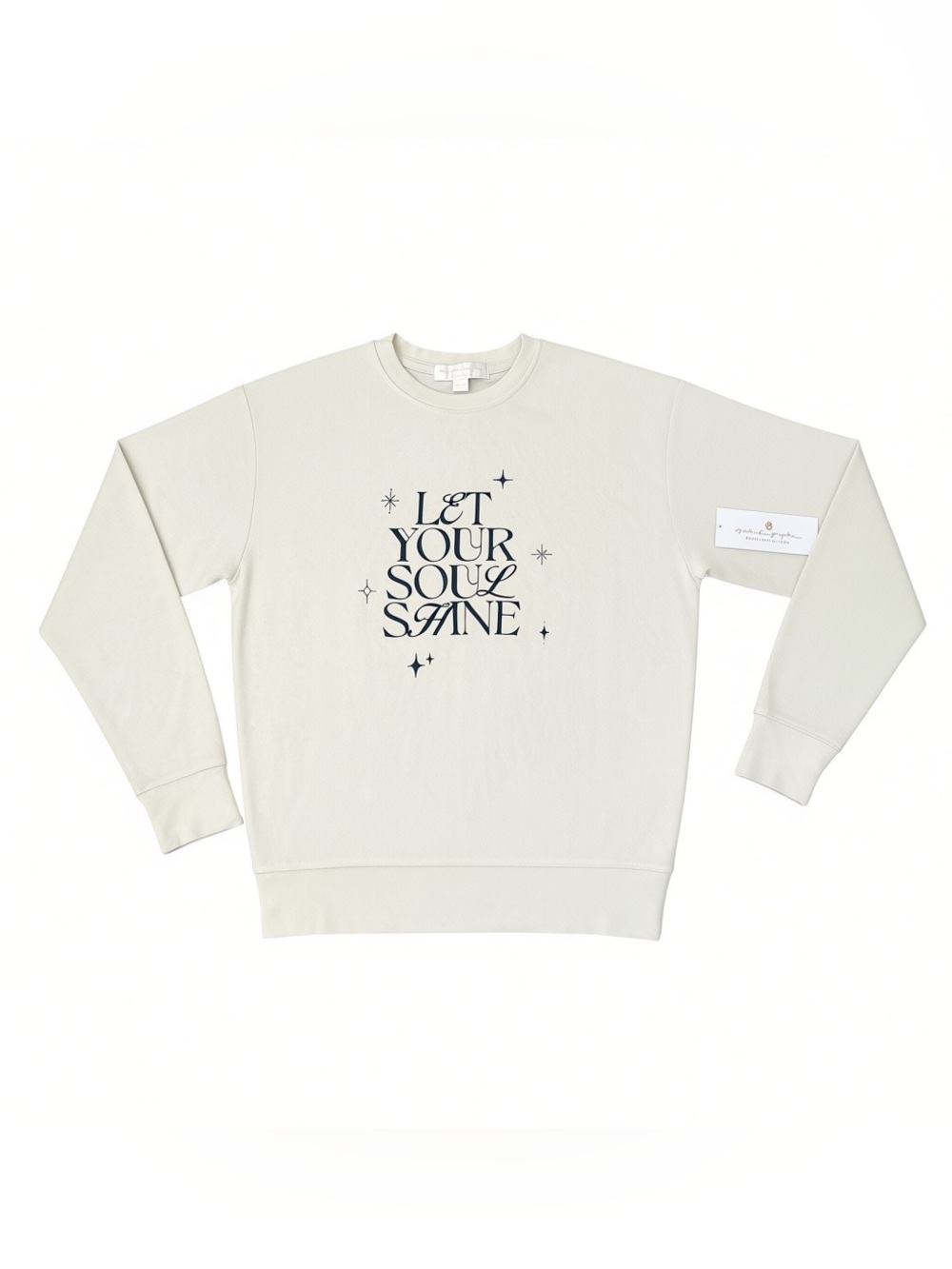 Spiritual Gangster Soul Shine Savasana Pullover Sweater XS NWT